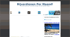 Desktop Screenshot of bijverdienenpermaand.nl