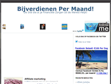 Tablet Screenshot of bijverdienenpermaand.nl